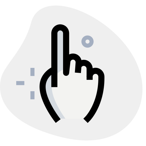 Index finger Generic Rounded Shapes icon