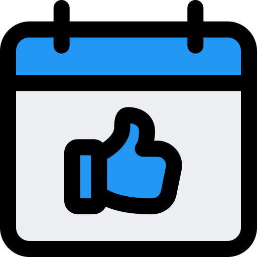 Thumbs up Pixel Perfect Lineal Color icon