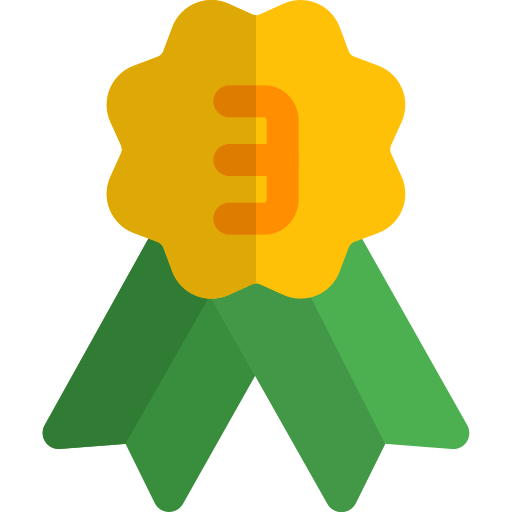 bronzemedaille Pixel Perfect Flat icon