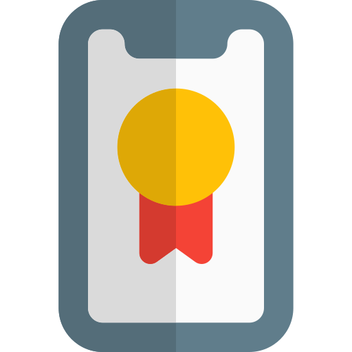 smartphone Pixel Perfect Flat icon