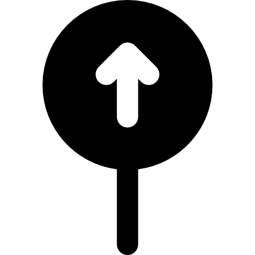 pin Basic Black Solid icoon