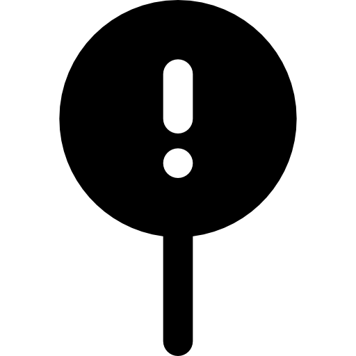 Pin Basic Black Solid icon