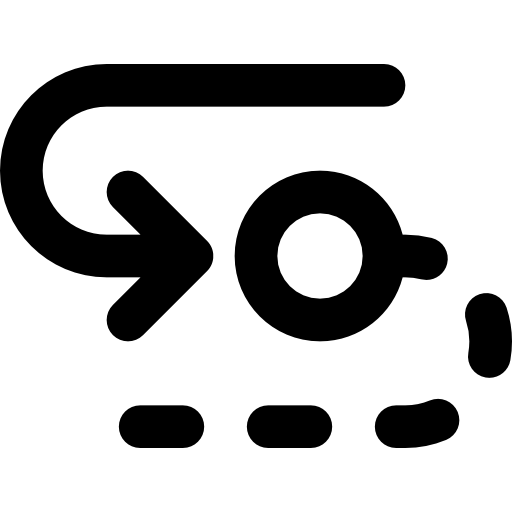 Cycle Basic Black Outline icon