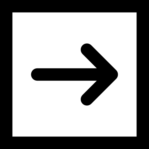 Right arrow Basic Black Outline icon