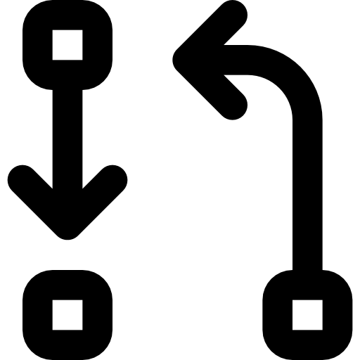 transfer Basic Black Outline icon