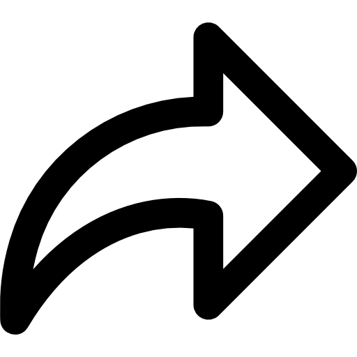 Forward Basic Black Outline icon