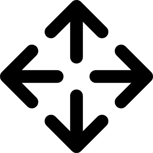 moverse Basic Black Outline icono