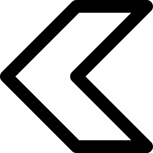 flecha izquierda Basic Black Outline icono