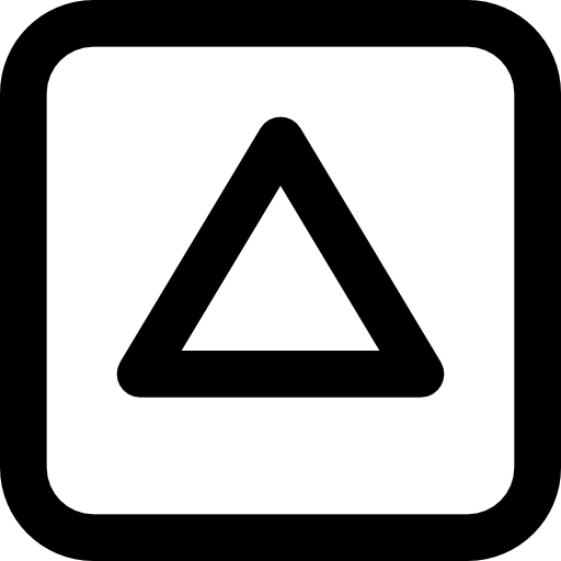 aufwärtspfeil Basic Black Outline icon