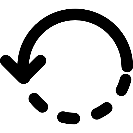 Undo Basic Black Outline icon