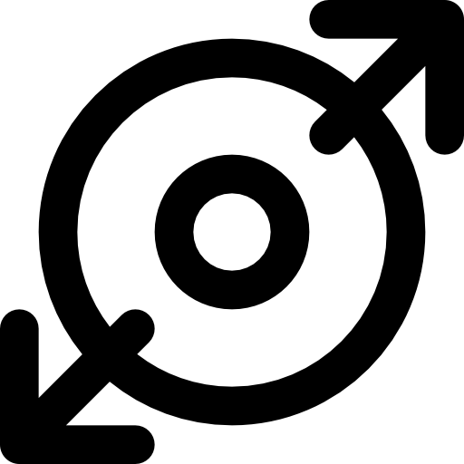 拡大 Basic Black Outline icon