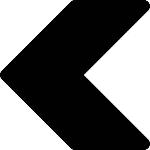 Left arrow Basic Black Solid icon