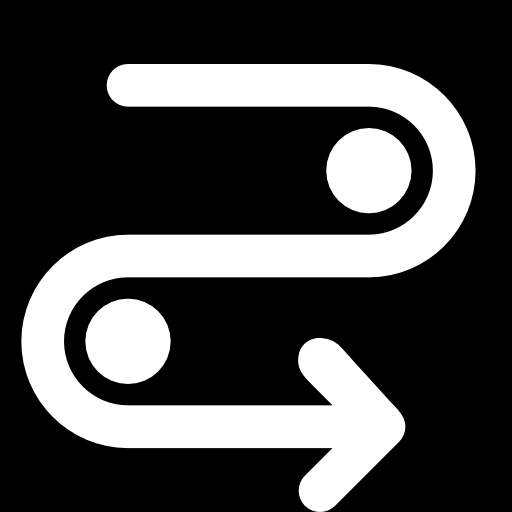 ruta Basic Black Solid icono