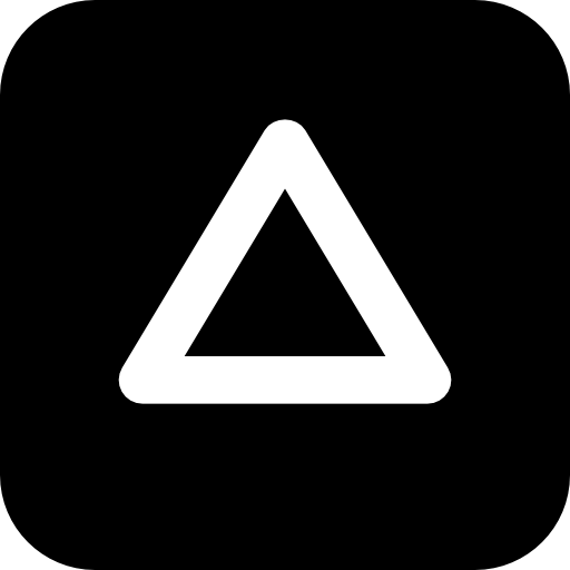 Up arrow Basic Black Solid icon