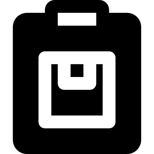 bloc Basic Black Solid icono