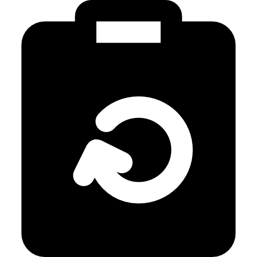 notizblock Basic Black Solid icon