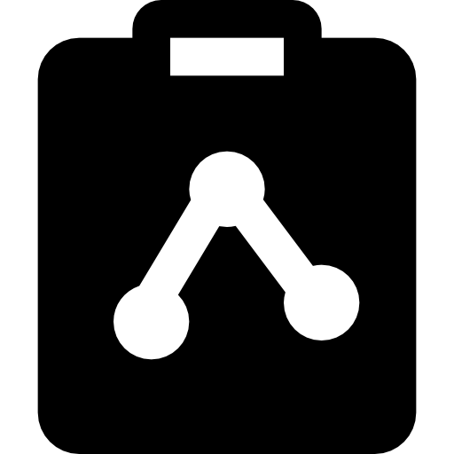 notizblock Basic Black Solid icon