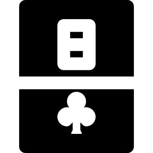 8つのクラブ Basic Black Solid icon