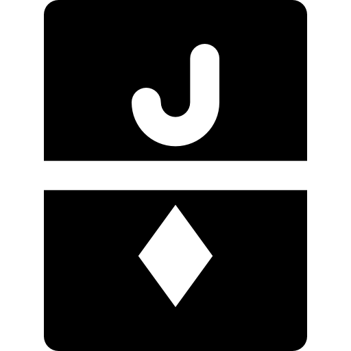 jack van diamanten Basic Black Solid icoon
