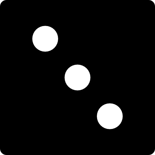 주사위 Basic Black Solid icon