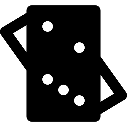 dominó Basic Black Solid Ícone