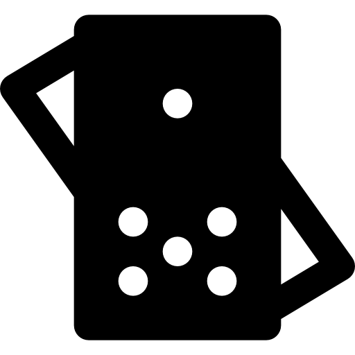 dominó Basic Black Solid icono