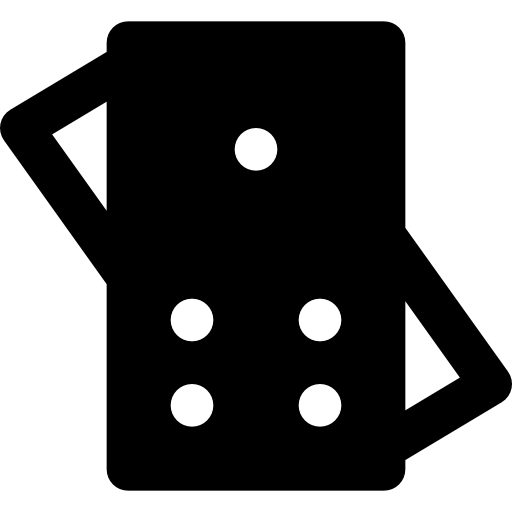domino Basic Black Solid Icône