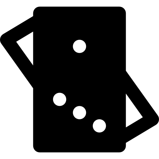 dominó Basic Black Solid icono