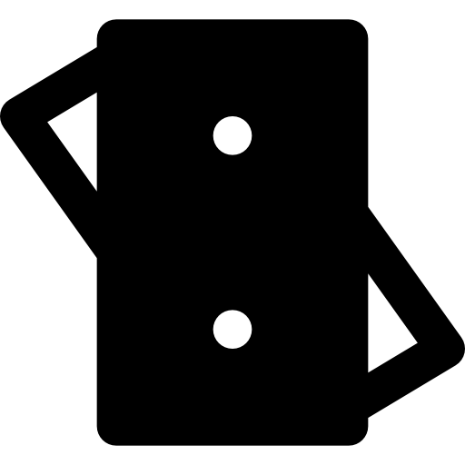 dominó Basic Black Solid Ícone