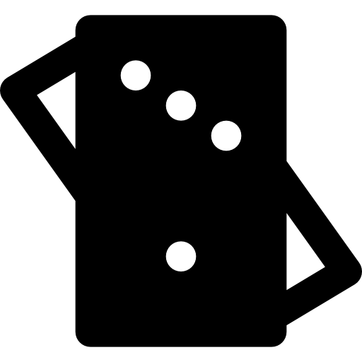 ドミノ Basic Black Solid icon