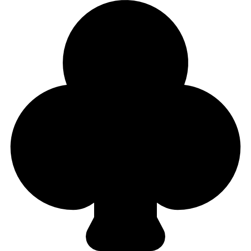 clubs Basic Black Solid icono