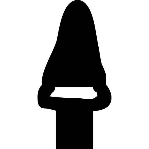 freccia Basic Black Solid icona