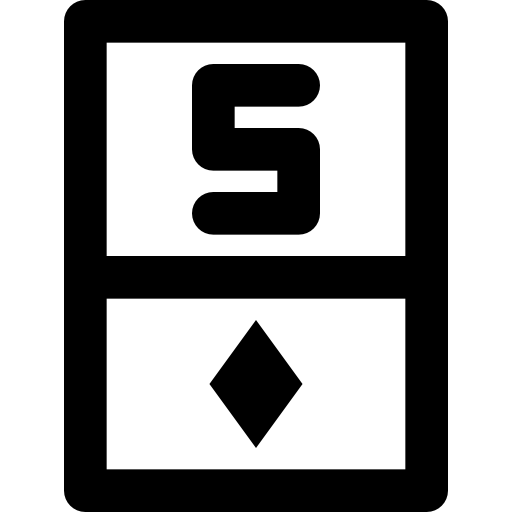 ダイヤモンドの5つ Basic Black Outline icon
