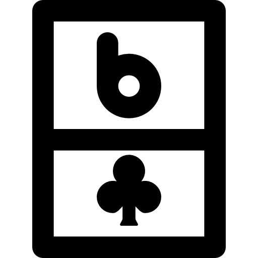 Шесть клубов Basic Black Outline иконка