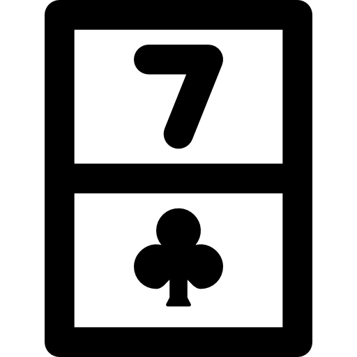 sieben clubs Basic Black Outline icon