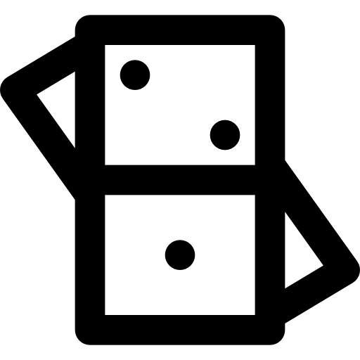 domino Basic Black Outline icon