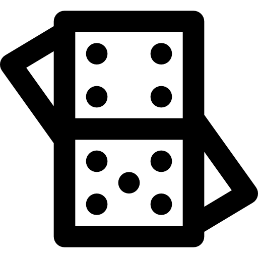 domino Basic Black Outline icon