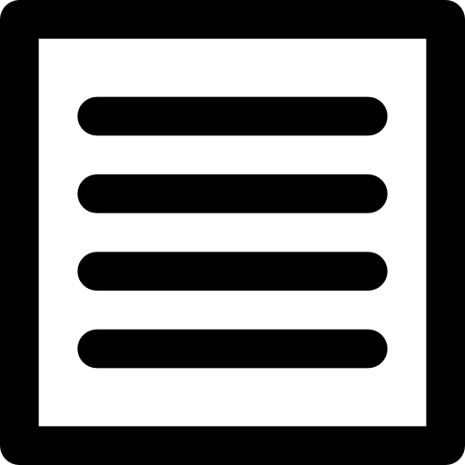 verantwoorden Basic Black Outline icoon