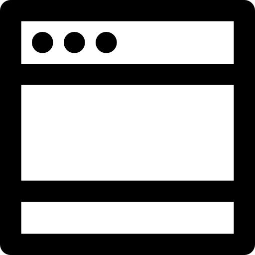 fusszeile Basic Black Outline icon