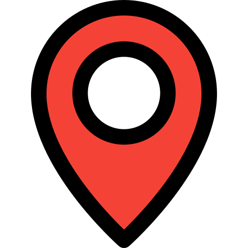 Location pin Pixel Perfect Lineal Color icon
