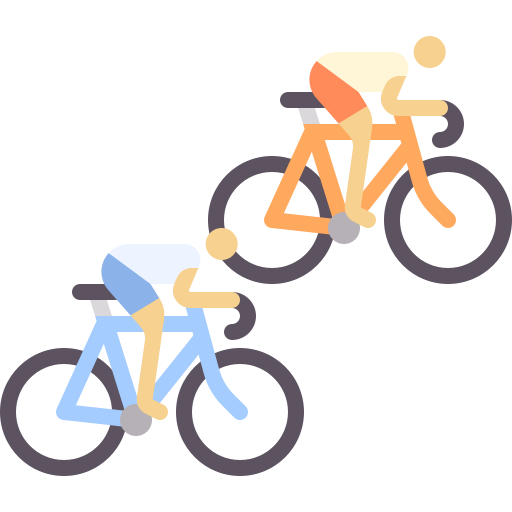 cyclistes Special Flat Icône