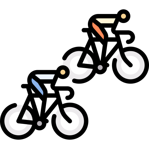 ciclistas Special Lineal color icono