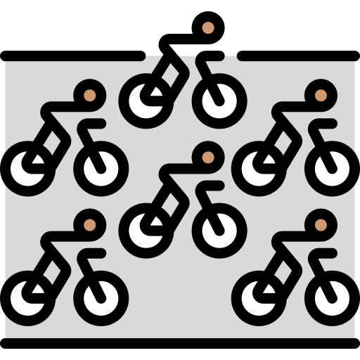 rowerzyści Special Lineal color ikona