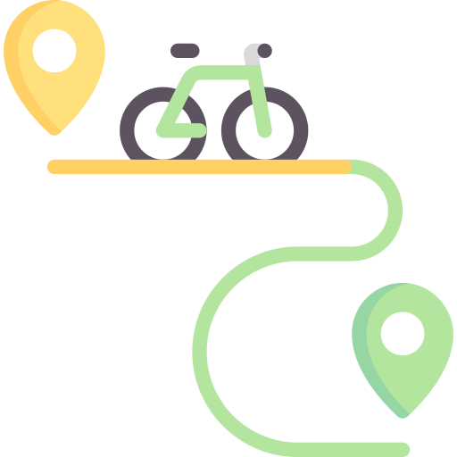 Bike path Special Flat icon
