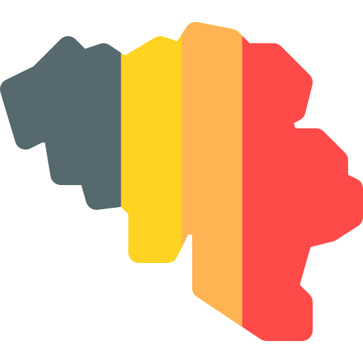 Belgium Basic Rounded Flat icon