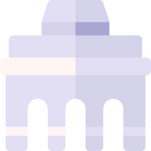 アーチ道 Basic Rounded Flat icon