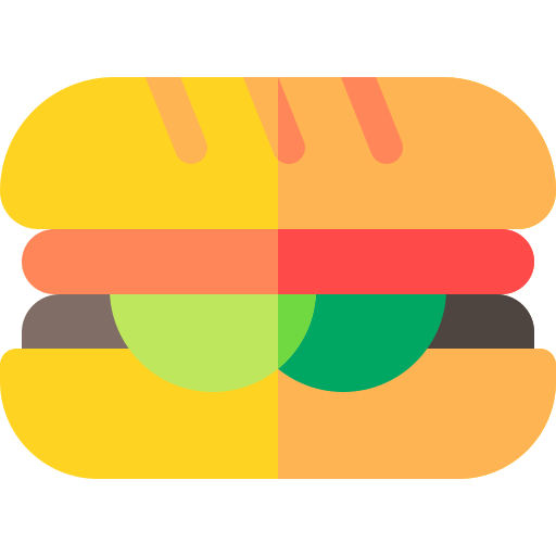 sandwich Basic Rounded Flat Icône