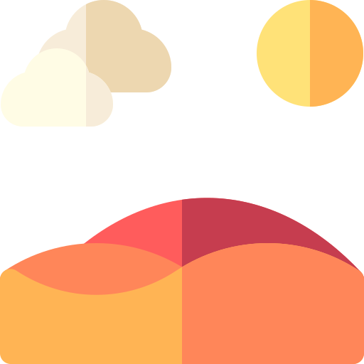 Пустыня Basic Rounded Flat иконка