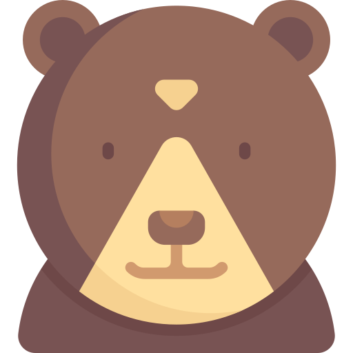 Spectacled bear Special Flat icon