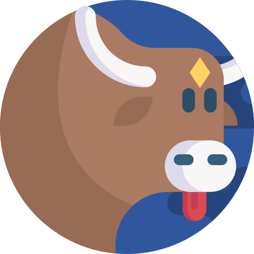 Bull Detailed Flat Circular Flat icon